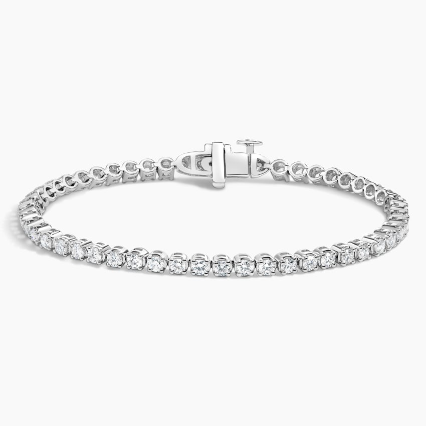 925 Sterling Silver CZ Diamond Tennis Bracelet – Classic Minimal Design