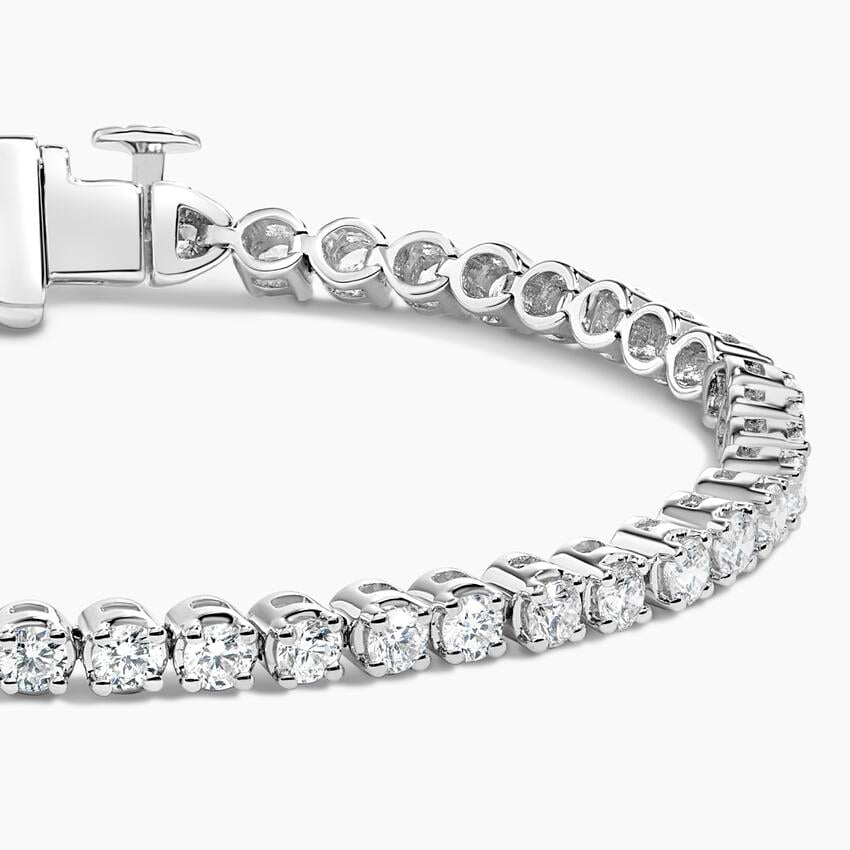 925 Sterling Silver CZ Diamond Tennis Bracelet – Classic Minimal Design